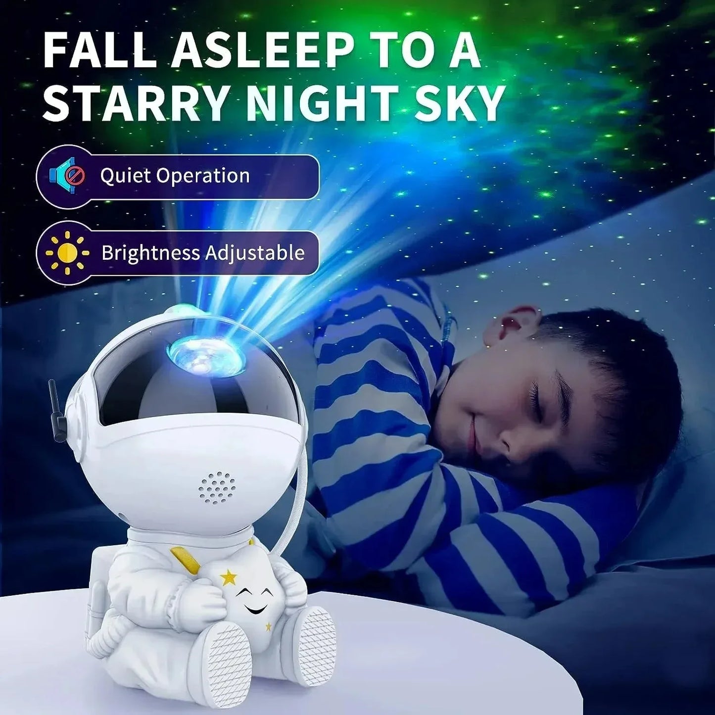 Galaxy Star Astronaut Projector LED Night Light Starry Sky