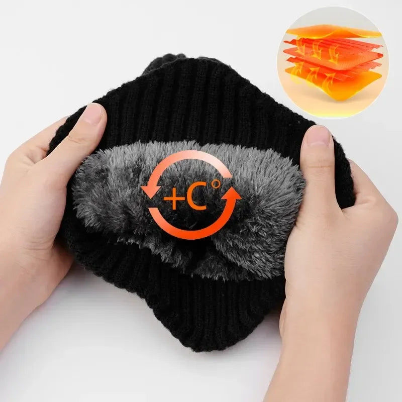 Outdoor Men Winter Knitted Hat