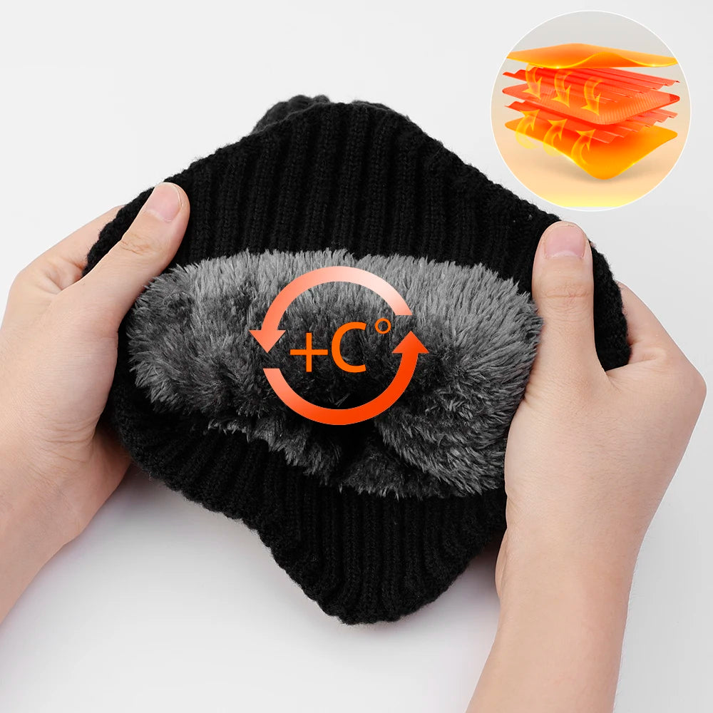 Outdoor Men Winter Knitted Hat