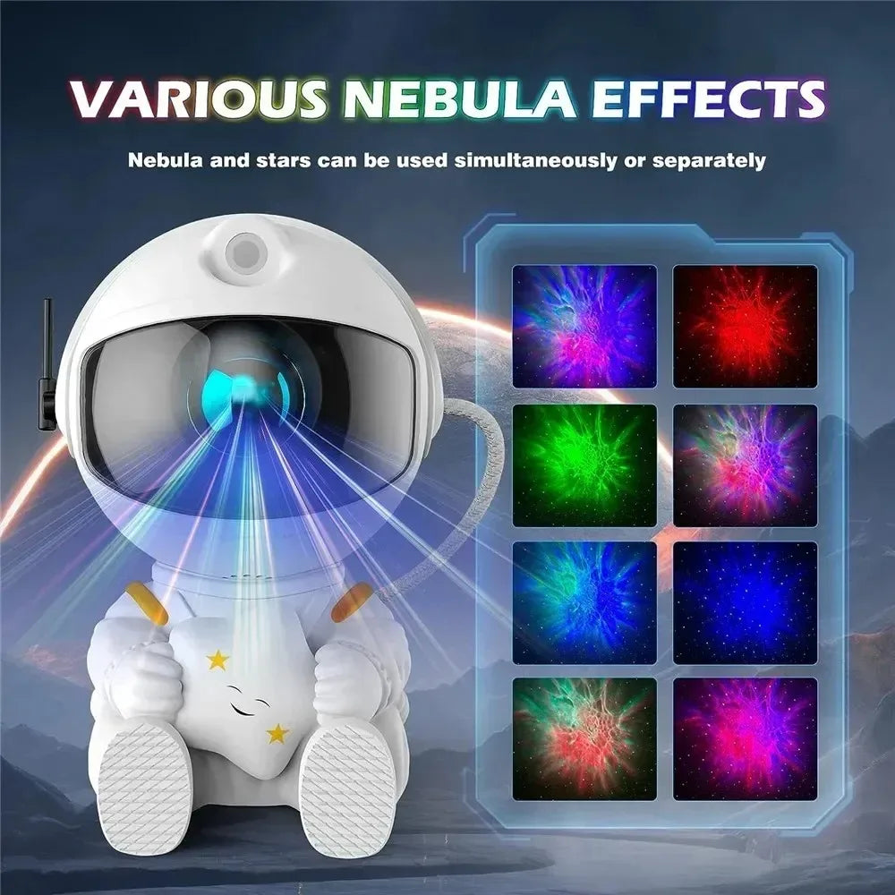 Galaxy Star Astronaut Projector LED Night Light Starry Sky