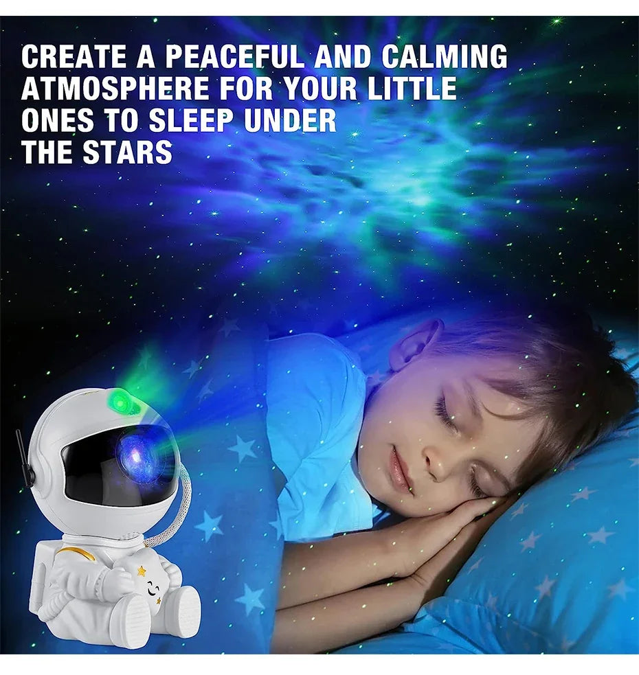 Galaxy Star Astronaut Projector LED Night Light Starry Sky