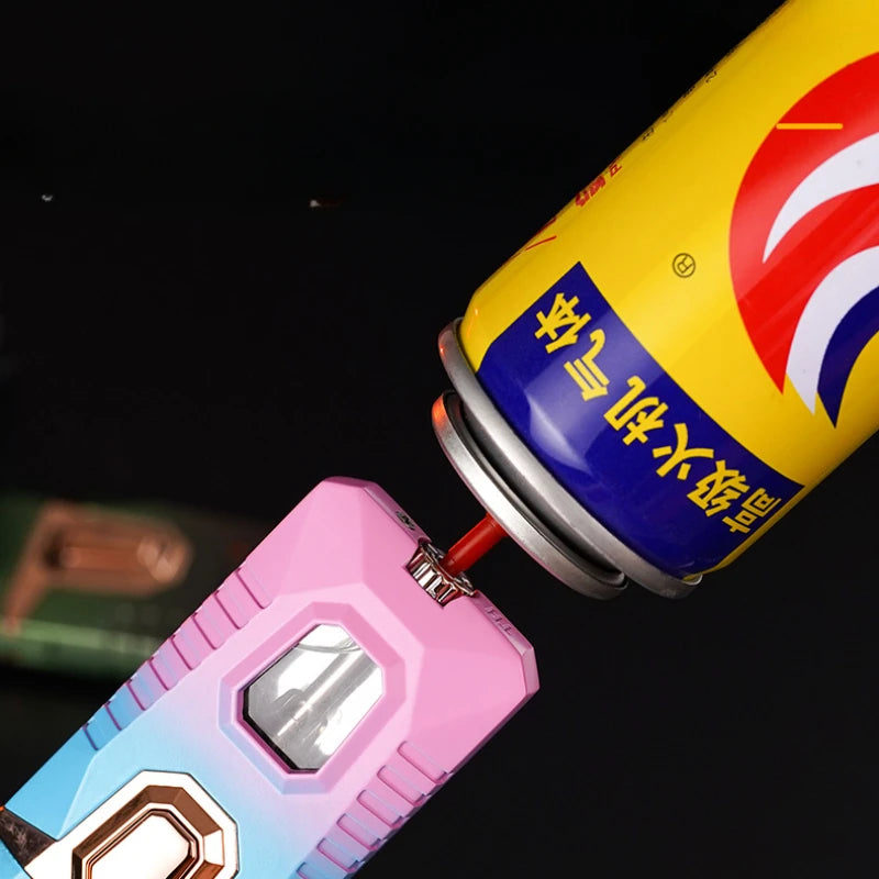 New Metal Windproof Cigar Lighters Butane Gas Lighter